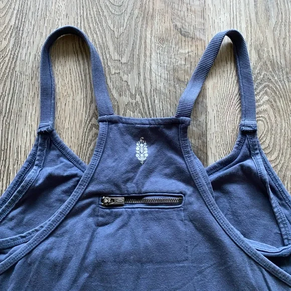 Free People Hot Shot Mini Dress in Indigo - Picture 7 of 11